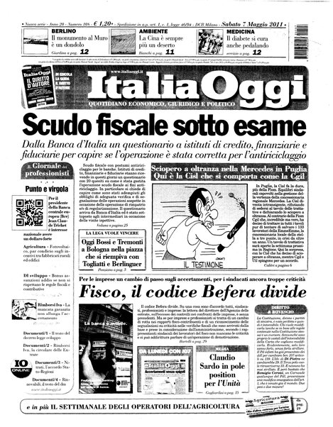 Italia oggi : quotidiano di economia finanza e politica